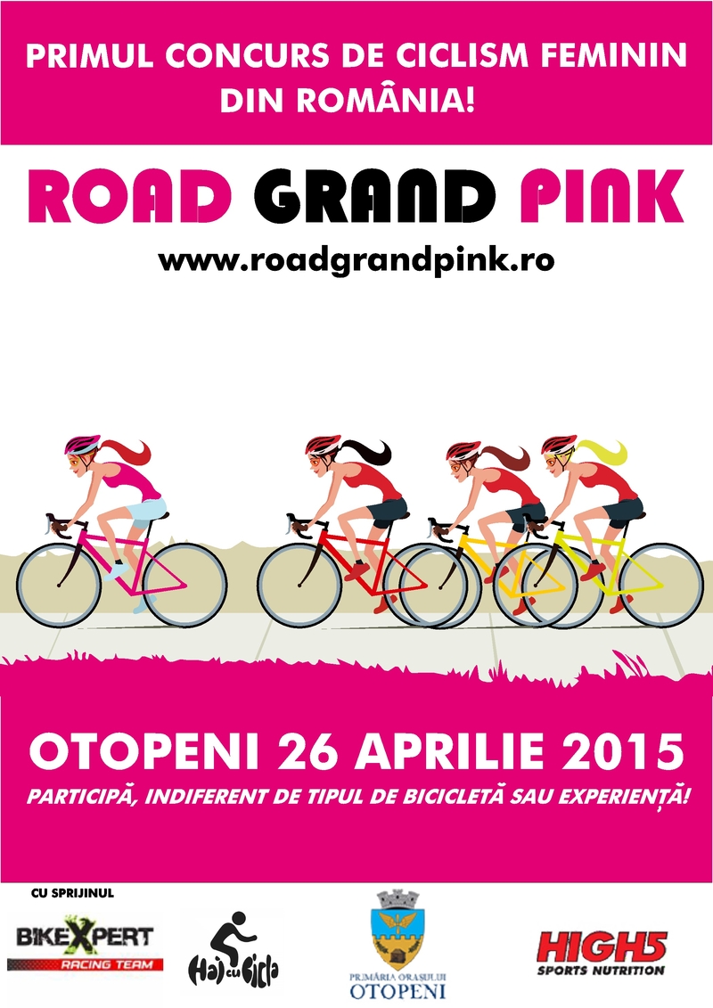 Road Grand PINK: primul concurs de ciclism feminin din Romania