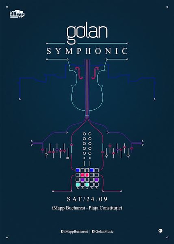Golan Symphonic – un show care se asculta in premiera la IMapp Bucharest 2016!