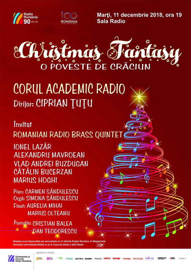 Christmas Fantasy”  – concert de Craciun prezentat de Corul Academic Radio