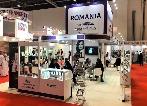 Farmec- prezenta constanta la targurile internationale de produse cosmetice