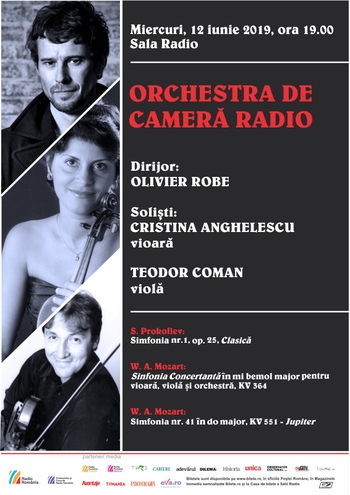 Ultima simfonie a lui Mozart: ”Jupiter” dirijata de Olivier Robe la Sala Radio!