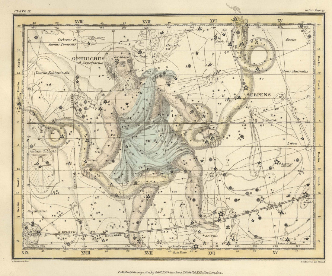 Al 13-lea semn al zodiacului ar putea fi ocupat de constelatia Ophiuchus
