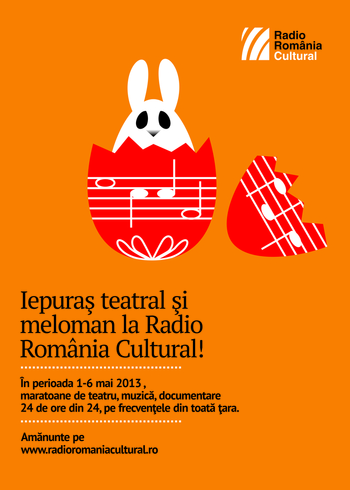 Iepuraş teatral şi meloman la Radio România Cultural!