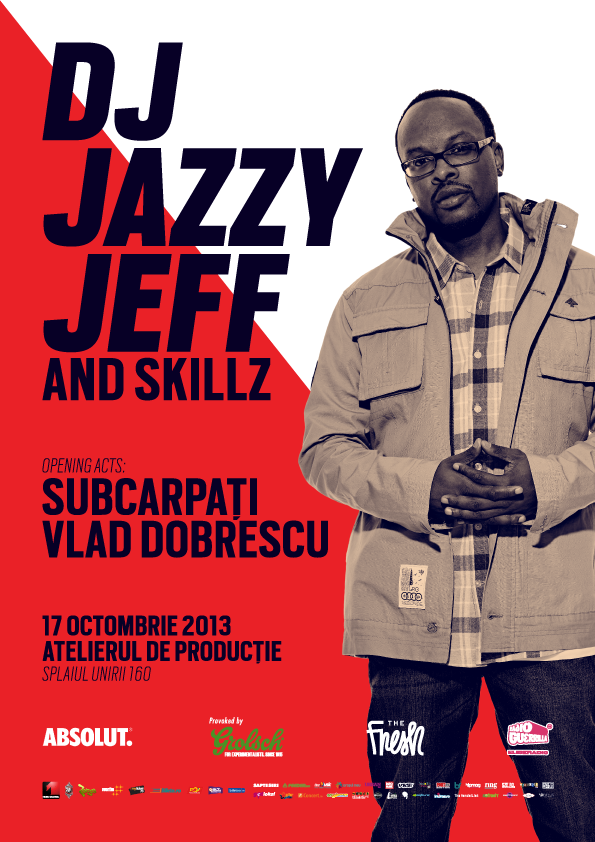 DJ JAZZY JEFF, pe 17 Octombrie in Romania