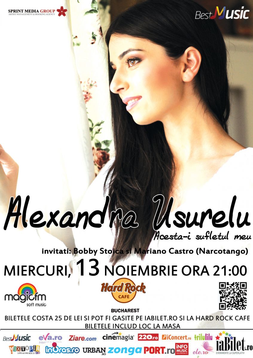 "Acesta-i sufletul meu", concert Alexandra Usurelu