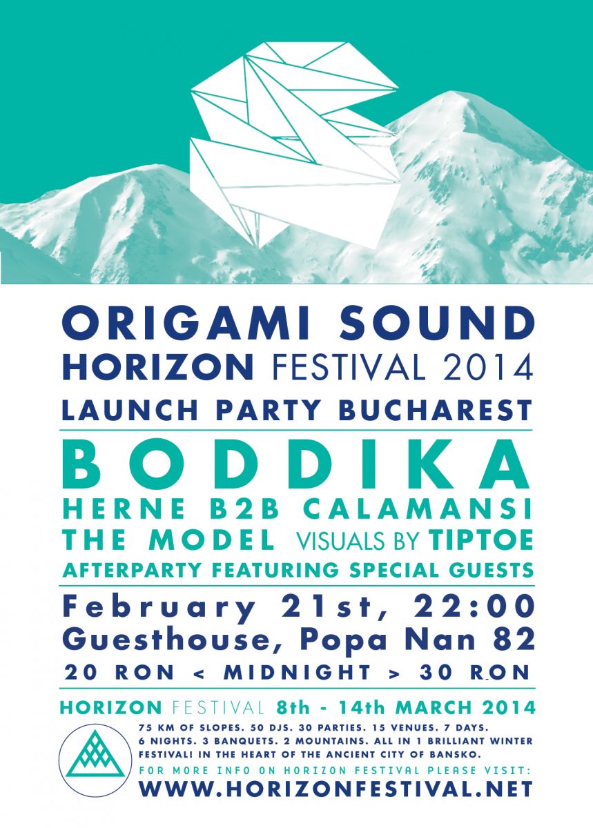 Origami Sound presents Horizon Festival Launch Party feat. Boddika